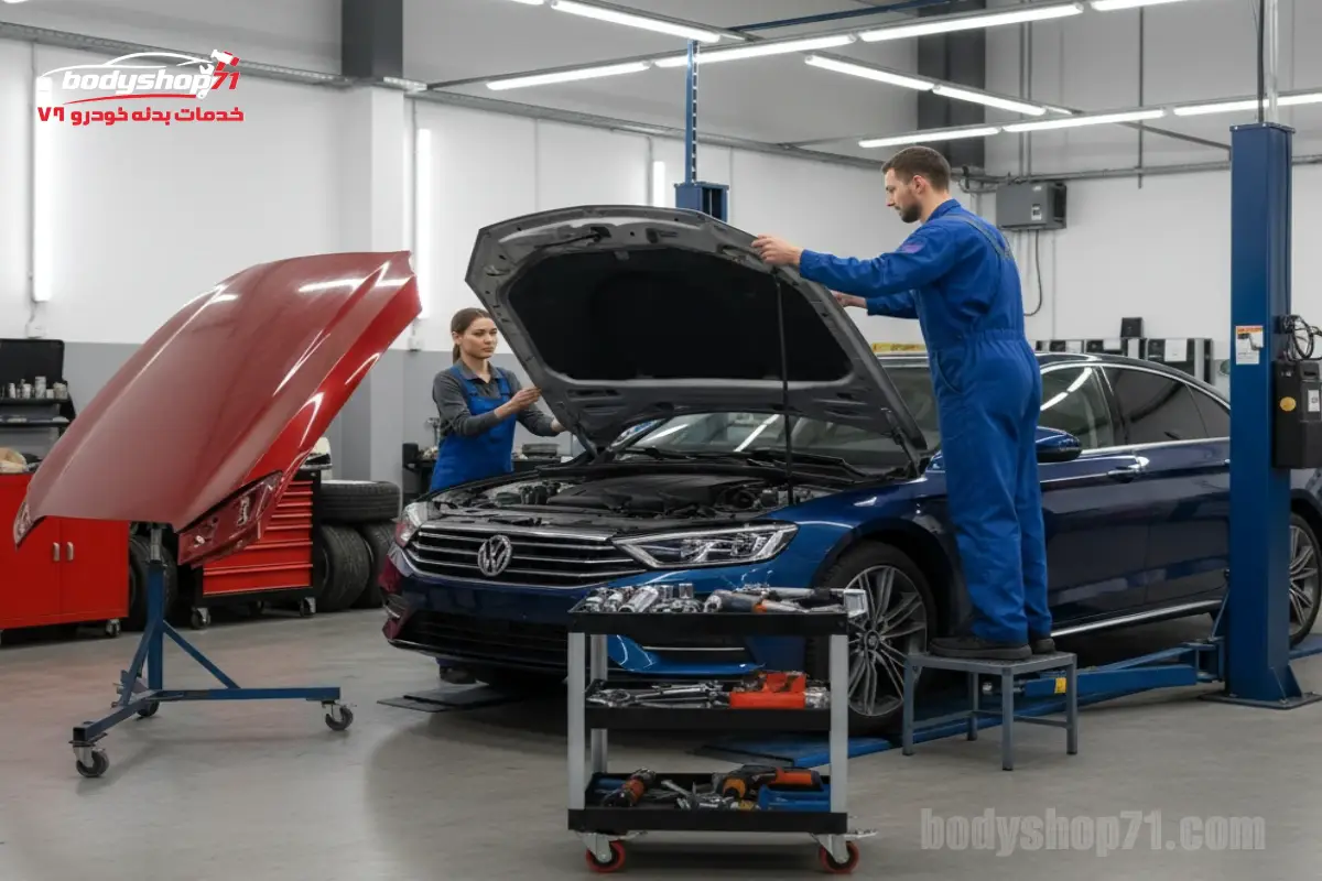 از کجا بفهمیم کاپوت ماشین تعویض شده؟