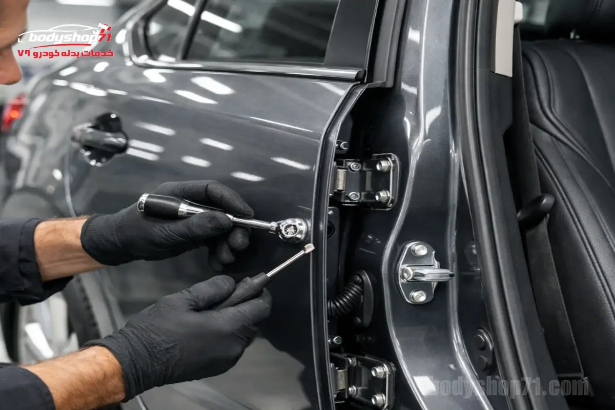هزینه رگلاژ درب خودرو [سال ۱۴۰۴] + راهنمای کامل از تشخیص تا اجرا